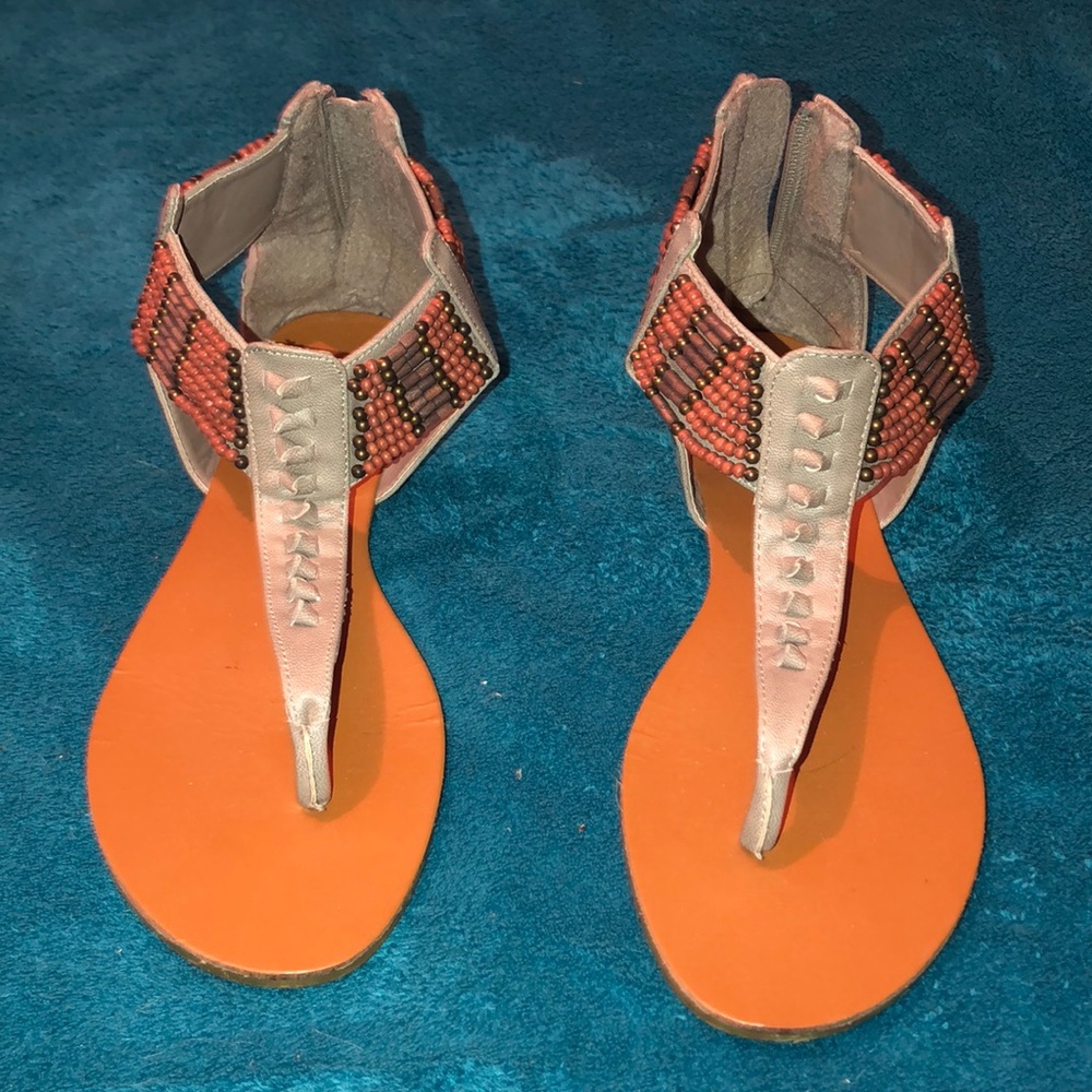 Beaded sandals
